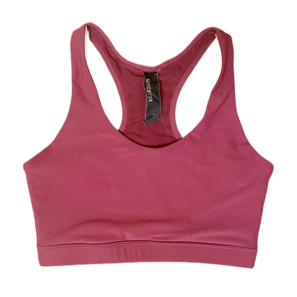 Mondetta Burgundy Wine Sports Bra women’s size XS